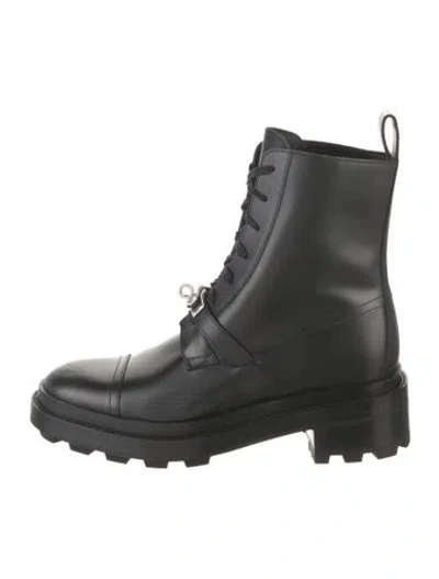 Pre-owned Hermes 2023 Funk Combat Boots In Black