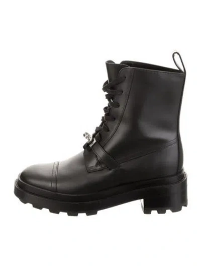 Pre-owned Hermes 2023 Funk Combat Boots In Black