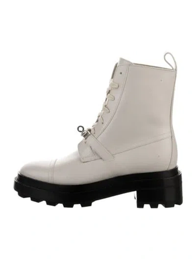 Pre-owned Hermes 2023 Funk Combat Boots In Neutral