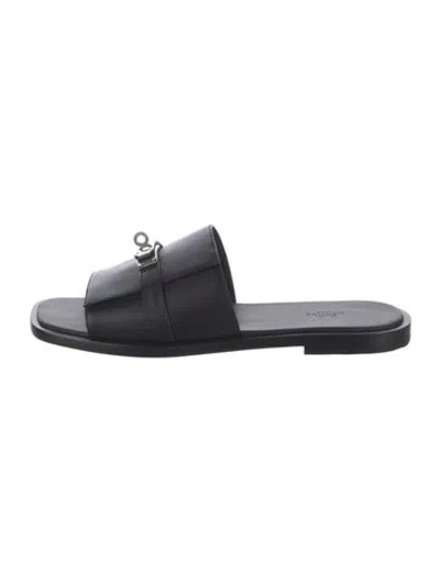 Pre-owned Hermes 2023 Gabriel Slides In Black