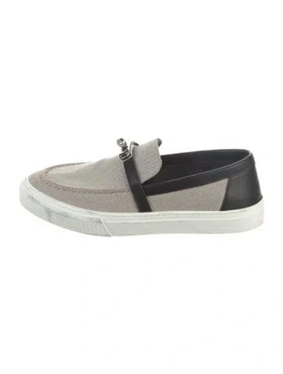 Pre-owned Hermes 2023 Game Loafers In Neutral