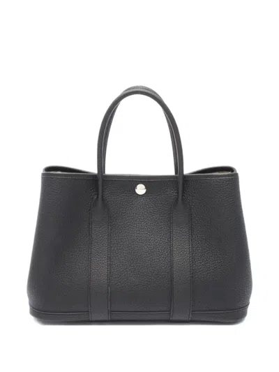 Pre-owned Hermes 2023 Garden Party Tote Bag In Black