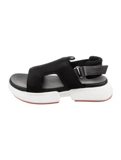 Pre-owned Hermes 2023 Gate Sandals In Black