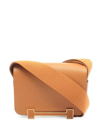 Pre-owned Hermes 2023 Geta Shoulder Bag In Brown