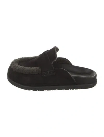 Pre-owned Hermes 2023 Go Mules In Black