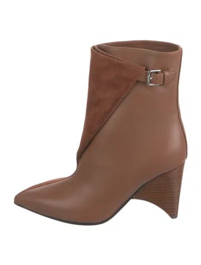 Pre-owned Hermes 2023 Hanae 85 Boots In Brown
