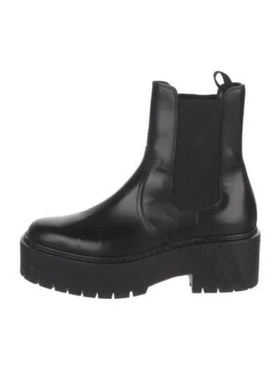 Pre-owned Hermes 2023 Harrow Chelsea Boots In Black