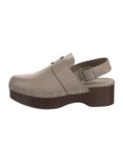 Pre-owned Hermes 2023 Hermione Flats In Neutral