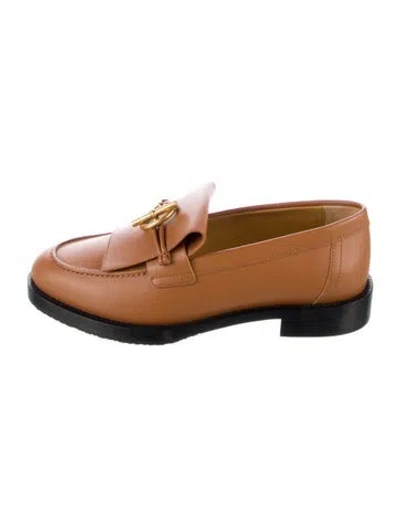 Pre-owned Hermes 2023 Impact Loafers In Brown