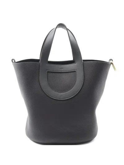 Pre-owned Hermes 2023 In The Loop Tote Bag In Blue