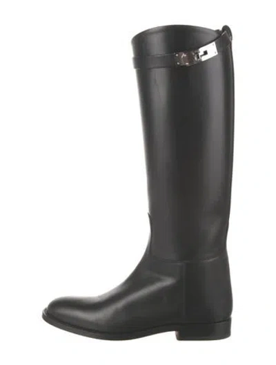 Pre-owned Hermes 2023 Jumping Riding Boots In Black