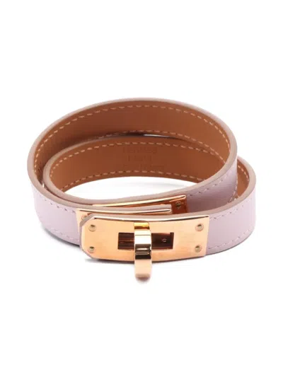 Pre-owned Hermes 2023 Kelly Leather Bracelet