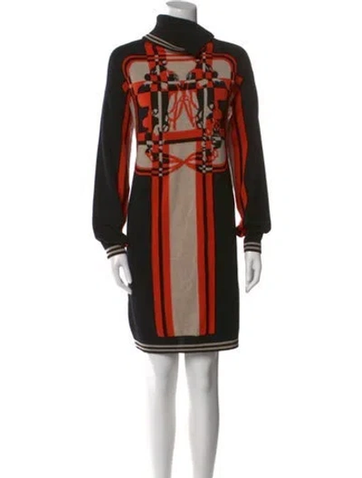 Pre-owned Hermes 2023 Knee-length Dress In Orange