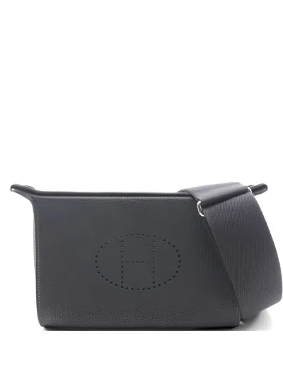 Pre-owned Hermes 2023 Leather Crossbody Bag In Blue