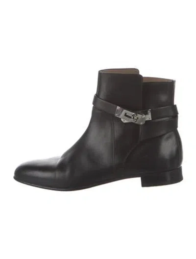 Pre-owned Hermes 2023 Neo Boots In Black