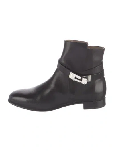 Pre-owned Hermes 2023 Neo Chelsea Boots In Black