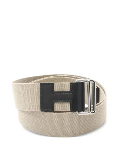 Pre-owned Hermes 2023 Nomad 40 Belt In Neutrals