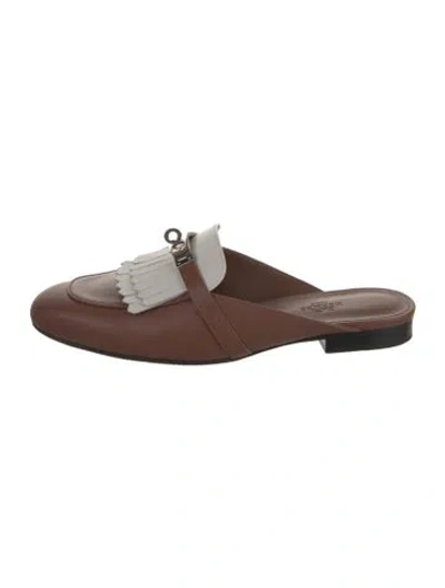 Pre-owned Hermes 2023 oz Loafers In Brown