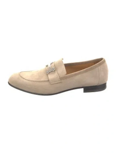 Pre-owned Hermes 2023 Paris Dress Loafers In Neutral