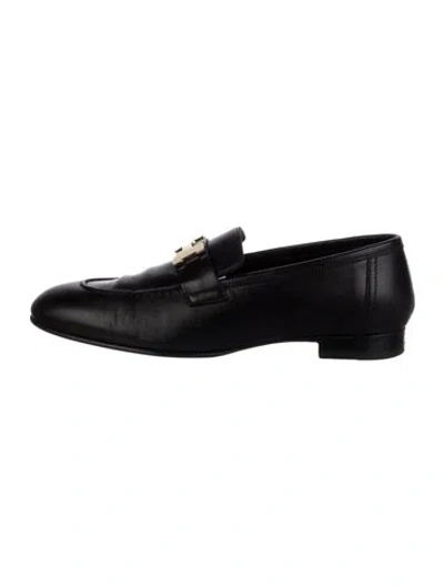 Pre-owned Hermes 2023 Paris Loafers In Black