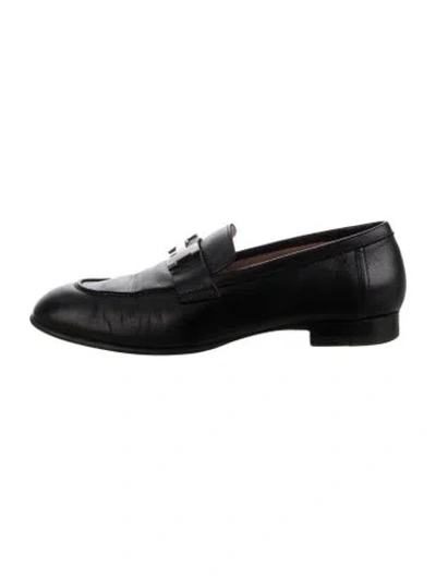 Pre-owned Hermes 2023 Paris Loafers In Black