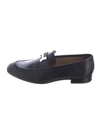 Pre-owned Hermes 2023 Paris Loafers In Blue