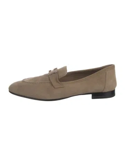 Pre-owned Hermes 2023 Paris Loafers In Neutrals