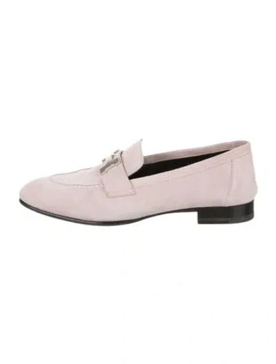 Pre-owned Hermes 2023 Paris Loafers In Pink