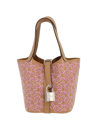 Pre-owned Hermes 2023 Picotin Lock Handbag In Neutral