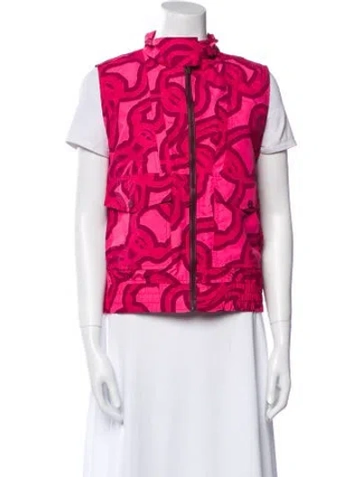 Pre-owned Hermes 2023 Printed Vest W/ Tags In Pink