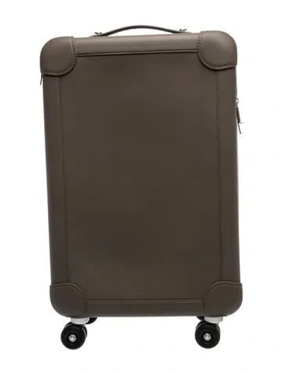 Pre-owned Hermes 2023 Regate R.m.s Cabin Suitcase In Grey