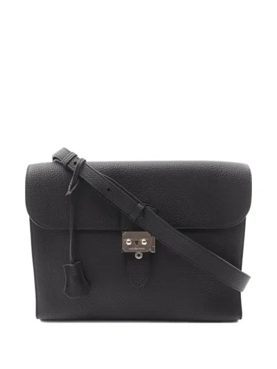 Pre-owned Hermes 2023 Sac Adepeche 29 Shoulder Bag In Black