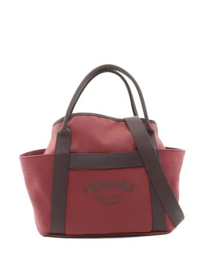 Pre-owned Hermes 2023 Sac De Pansage Tote Bag In Red