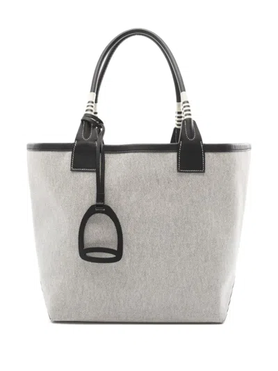 Pre-owned Hermes 2023 Steeple 28 Tote Bag In Grey