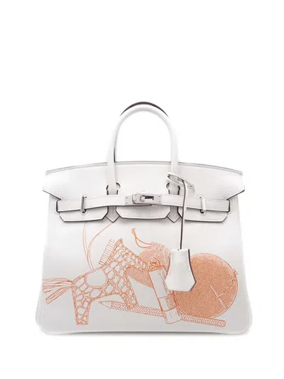 Pre-owned Hermes 2023 Swift In And Out Birkin Retourne 25 Handbag