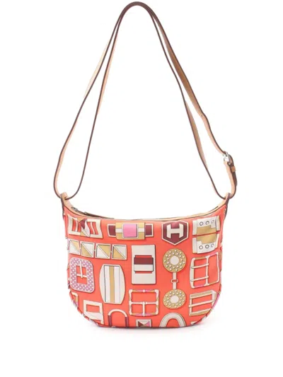 Pre-owned Hermes 2023 To Go Pouch Bag In Orange