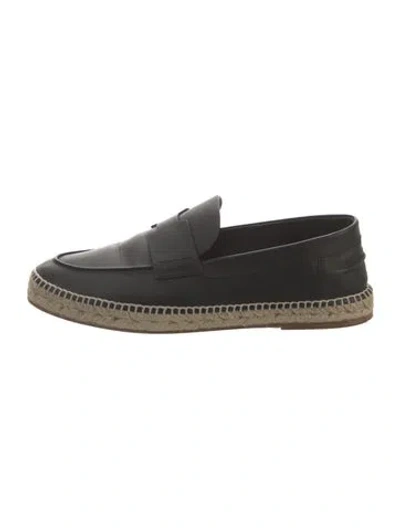Pre-owned Hermes 2023 Trip Espadrilles In Black