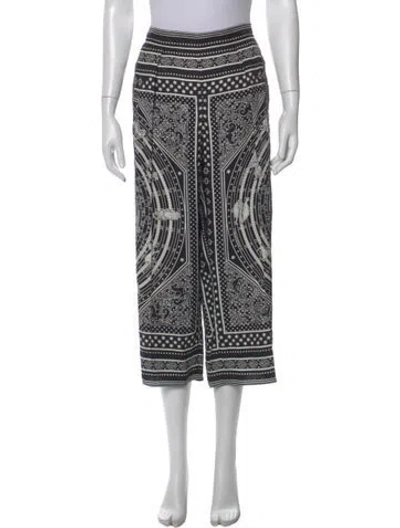 Pre-owned Hermes 2023 Wide Leg Pants In Black