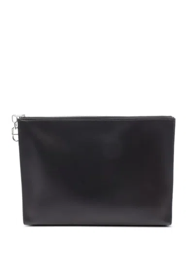 Pre-owned Hermes 2023 Zipengo Chaine D'ancre Gm Clutch Bag In Black