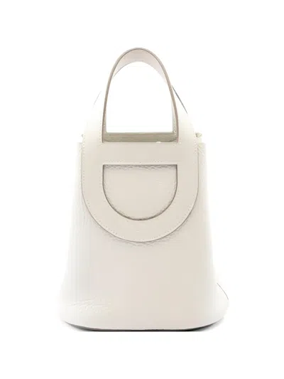 Pre-owned Hermes 2024 18 In-the-loop Handbag In White