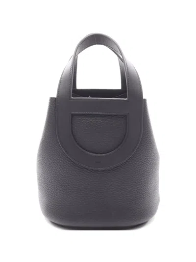 Pre-owned Hermes 2024 18 In The Loop Taurillon Clemence-leather Tote Bag