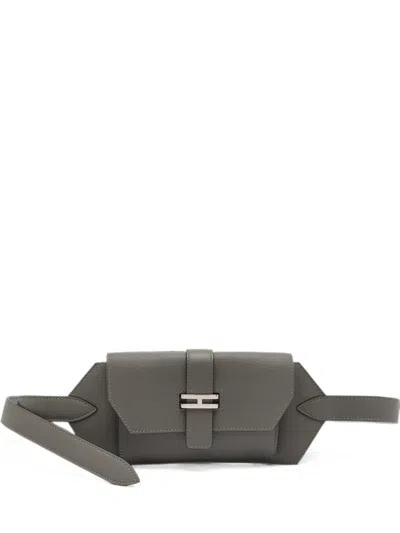 Pre-owned Hermes 2024 24 Elan Pocket Belt Bag In Grey