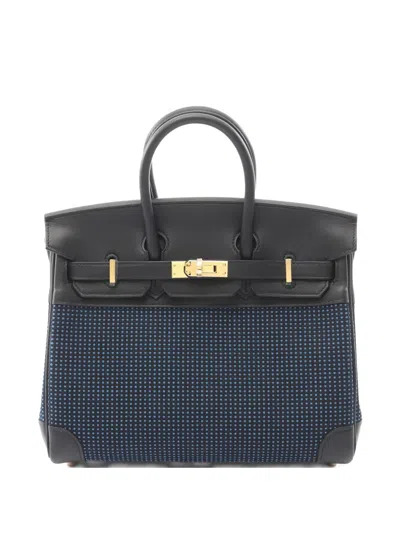 Pre-owned Hermes 2024 25 Birkin Handbag In Black