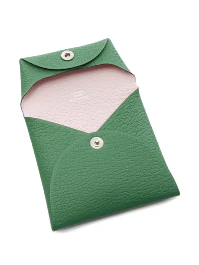 Pre-owned Hermes 2024 Bastia Bamboo Coin Purse