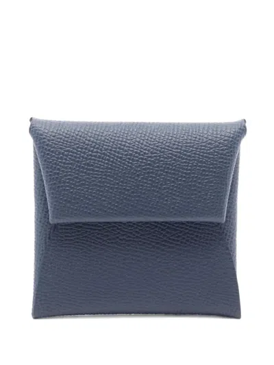 Pre-owned Hermes 2024 Bastia Leather Pouch