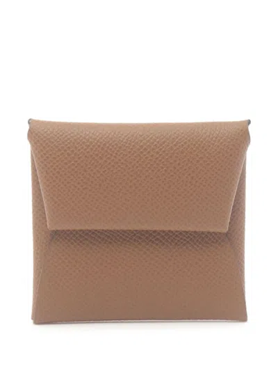 Pre-owned Hermes 2024 Bastia Verso Purse In Brown