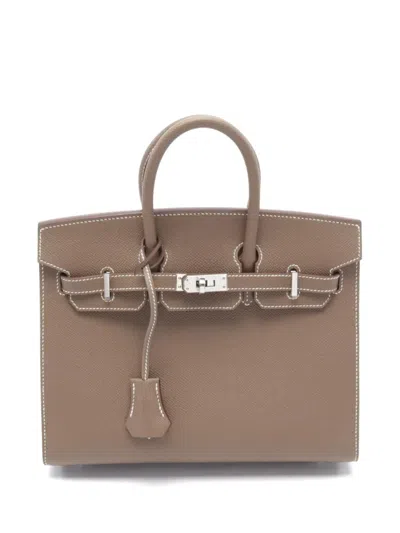 Pre-owned Hermes 2024 Birkin 25 Handbag In Brown