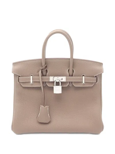 Pre-owned Hermes 2024 Birkin 25 Handbag In Brown