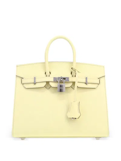 Pre-owned Hermes 2024 Birkin 35 Handbag In 黄色