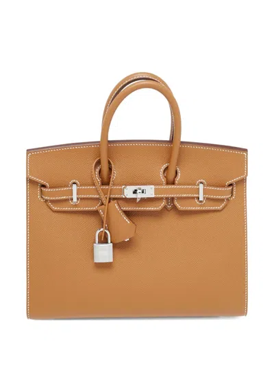 Pre-owned Hermes 2024 Birkin Tote Bag In Brown